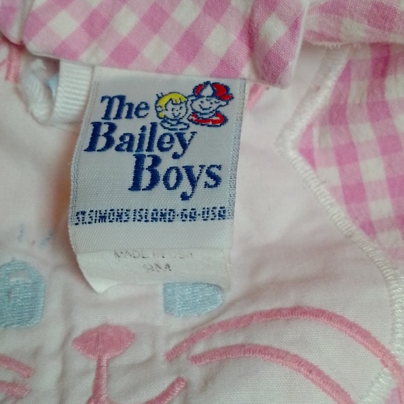 Adorable Vintage Easter Jumper pink with bunny and ribbon size 9 months - Picture 4 of 7